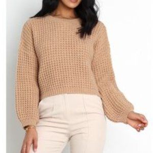 Petal and Pup Limestone Knit Sweater - Beige - NWT SPECIAL PRICING!